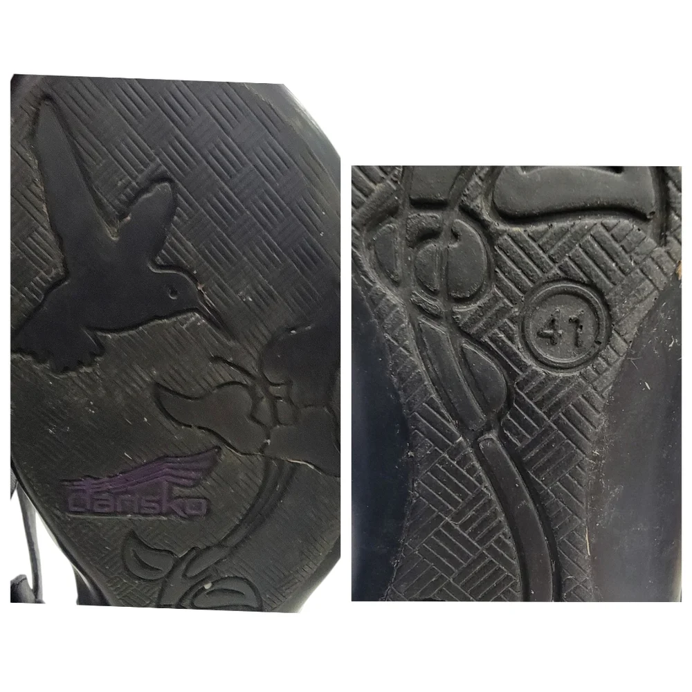 Dansko Janis Black Leather Ankle Strap Sandals Comfortable Women’s Size … - Picture 16 of 17